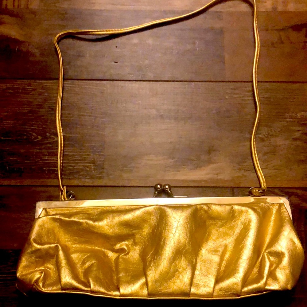 Gold Clutch purse
